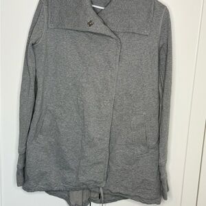 lululemon athletica Gray Savasana wrap Sweater